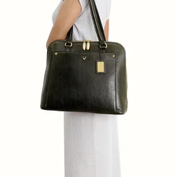 Hidesign Women Leather Oversized Structured Shoulder Bag-picture-45