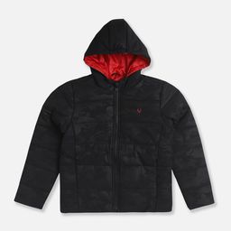 Allen Solly Junior Boys Camouflage Padded Jacket with Embroidered-picture-16
