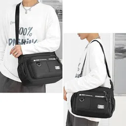 dham exim Men bag with handle Waterproof Messenger Bag image 3