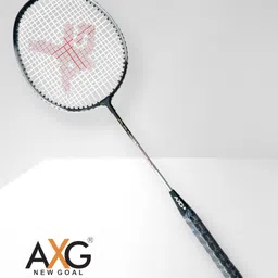 axg new goal Isometric Champion Tenacious Wide Body Multicolor Strung Badminton Racquet image 4