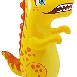 tinytales COMBO OF DOLPHIN , TIGER AND CROCODILE PUNCHING BAG ( HIT ME ) WITH PUMP FOR KIDS Inflatable Bouncer  Inflatable HitMe Toys image 2