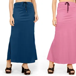 Woo THiNG Fishcut Shapewear Combo Lycra Blend Petticoat-image-6
