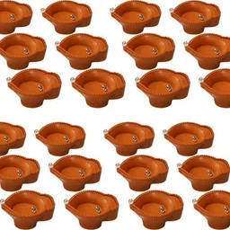 drisona' Water Sensor Flameless Electric LED Diyas Float On Water For Diwali Decoration Candle-picture-11