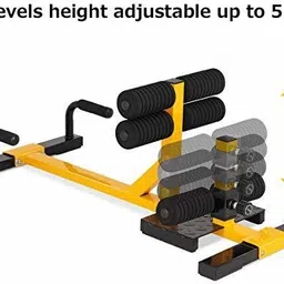 kang Squat Push Up Ab Workout Home Gym Sit Up Machine Height Adjustable Squats and Legs Multipurpose Fitness Bench image 2
