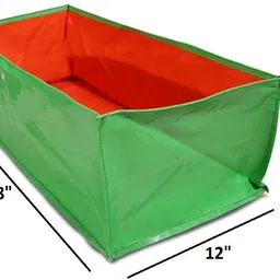 mashki HDPE Rectangular 18"x12"x9", Home Gardening, Balcony Gardening Grow Bag image 2