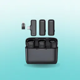 J13 Wireless Microphone, Noise Reduction Lapel Mic For Vlogging and YouTubeB473 Microphone-image-0
