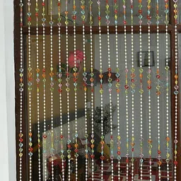 arvi deco 214 cm (7 ft) Blends Transparent Door Curtain Single Curtain image 2