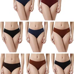 rupa jon Pack of 8 Women Hipster Multicolor Panty-picture-31
