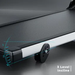 lifelong Fit-Pro (4HP Peak) Hydraulic Foldable Running Machine for Home | Manual Incline Treadmill image 5