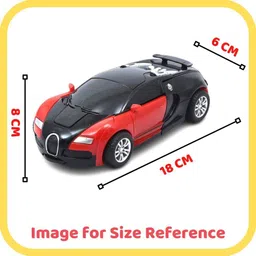 flysky 3-6 Year Old Boys, Transforming Toys Cars for 3-8 Year Old Boys,Friction Powered image 2