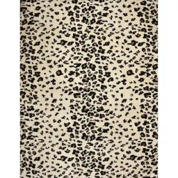 presto Black Abstract Polyester 6 x 9 Feet Machine Made Carpet image 2