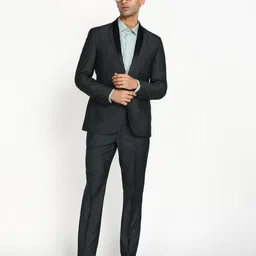 parx Men 2 PC Suit Solid Suit image 3