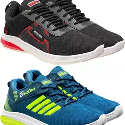 bruton !ComboPack of 2!Sports Shoes!Running shoes!Walking Shoes! Training & Gym Shoes For Men image 2