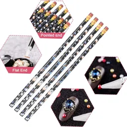 Nail Dot Drill Crayon Sticky Drill Small Drill Jewelry Sticky Drill Pen 4pcs-image-40