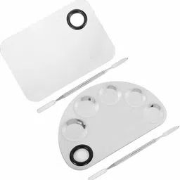 skinplus 2 PC.. MIXING STAINLESS STEEL PALETTE WITH SPATULA … (PACK OF 2)-picture-11