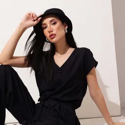 street9 Solid Women Jumpsuit image 1