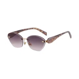 OUDI Women Brown Lens & Brown Oval Sunglasses with-picture-42