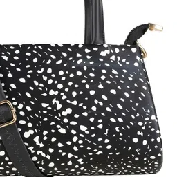 Flingo Animal Printed Leather Structured Handheld Bag image 4