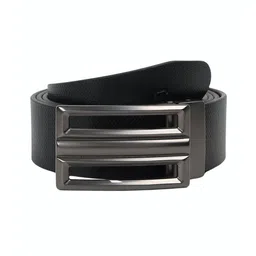CRUSSET Men Textured Leather Formal Belt image 3
