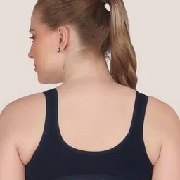 POOJA RAGENEE Pack Of 2 Cotton Full Coverage Non Padded Workout Bra image 5