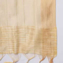 Tulsattva Women Ethnic Motifs Embroidered Regular Thread Work Kurta with Trousers & With Dupatta image 5