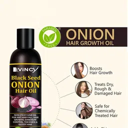 LIVINCY Set Of 2 Black Seed Onion Hair Oil - 100 ml Each image 5
