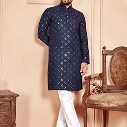 Krudha Fashion Men Embroidered Kurta-picture-29