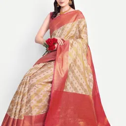 jayant creation Beige Art Silk Barasi Sarees-picture-14