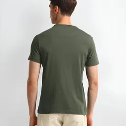 U.S. Polo Assn. Men Graphic Printed Round Neck Cotton Slim Fit T-Shirt image 4