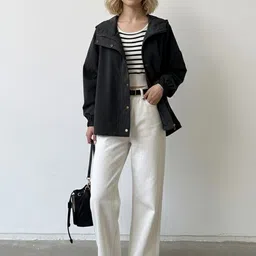 Mast & Harbour Women Hooded Solid Tailored Jacket-picture-20