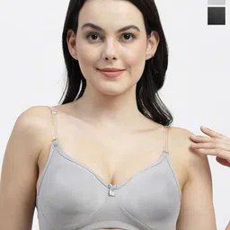 SHYAM SONS FLAIR Women Pack of 2 Full Coverage Non Padded Bra-picture-32