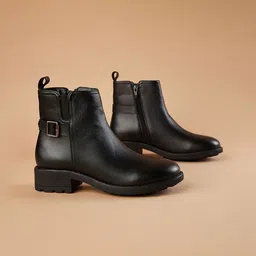 Ginger by Lifestyle Casual Block-Heeled Chelsea Boots-image-98