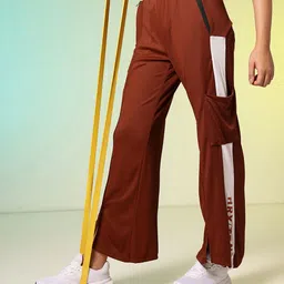 HRX by Hrithik Roshan Women Colourblocked Training Track Pants-picture-14