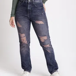 Bene Kleed Women Mildly Distressed Light Fade Jeans-picture-32