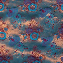 KALINI Floral Woven Design Zari Saree image 2