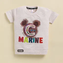 Toonyport Boys Printed Cotton T-Shirt With Shorts image 2
