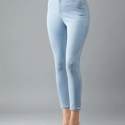 kitty-fashion Women Jean Skinny Fit Slash Knee Stretchable Jeans-image-30