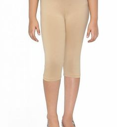 Tik Tok WEARS Girls Beige Cotton Capris-picture-35