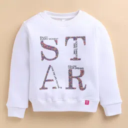 Ginie Girls Typography Printed Sweatshirt-picture-29