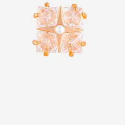Kushal's Fashion Jewellery Gold-Plated Classic Zircon Studs Earrings image 2