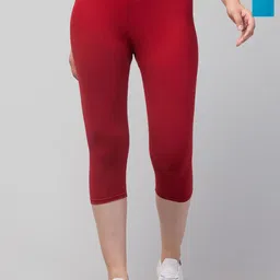 UllasPemium Women Pack of 2 Skinny Fit Capris-image-80