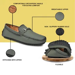 G L Trend Men Olive Casual Shoes image 3