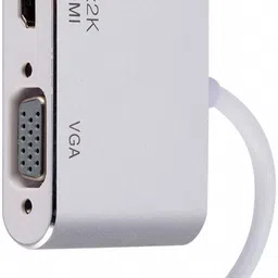 GIPTIP TV-out Cable USB 3.1 Type C to HDMI+VGA Adapter, Male to Female 2in1 Sync-Display Converter-picture-21