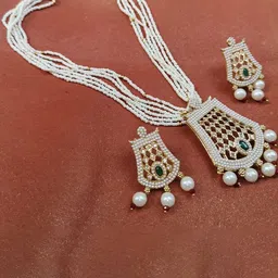 Gyaan Jewels Artificial Stones and Beads Studded & Beaded Jewellery Set-picture-28