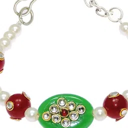 SANAA CREATIONS Unisex Artificial Stones Studded Antique Charm Bracelet image 3