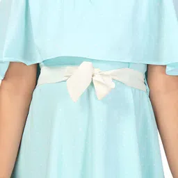 BAESD Cape Sleeve Fit & Flare Dress image 2