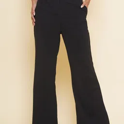 VESTIDO MODAS Women Slim Fit High-Rise Easy Wash Trousers-picture-19