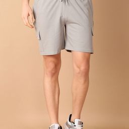 V-Mart Men Solid Regular Fit Cotton Shorts-picture-30