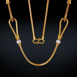 Joyalukkas Lustrous Links Gold Snake Chain-picture-28