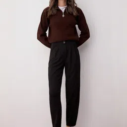 Trendyol Women Solid Trousers-picture-27